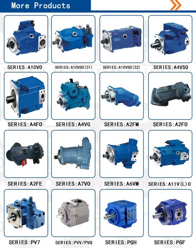 A10V Pressure Compensated Piston Pump , Radial Loading High Pressure