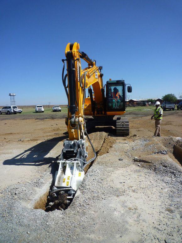 250KGS Hydraulic Drum Cutter HTC08 HTCE08 High Efficiency For Cutting