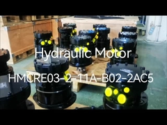 Black Hydraulic Piston Motor MCR03 MCRE03 For Construction Machinery