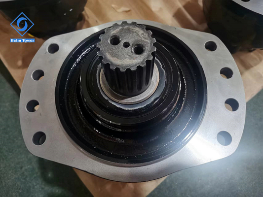 Black 0-150 R/min Poclain MS Series Hydraulic Motor With Speed Control