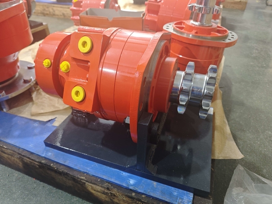 Heavy Duty Cast Iron 100-125r/min Hydraulic Piston Motor with Customized Color