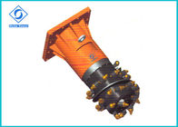 110 Kw Rotary Drum Cutter HTC35, 110-140 Rpm Speed Hydraulic Cutter Head For Excavator