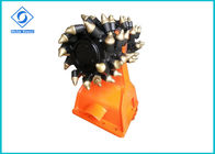 Low Noise Drum Cutter For Excavator , Flexible Hydraulic Rotary Cutter HDC50